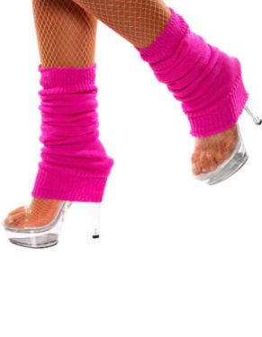 80s Leg Warmers - Hot Pink